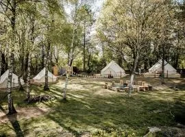 Group Glamping Bell Tents Camp Perfect to Reconnect with Nature in Germany
