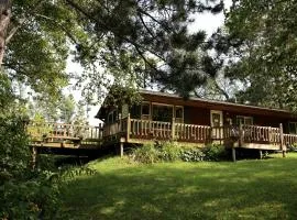 Rustic Family Cabin Rental with a Fire Pit near Wisconsin Dells