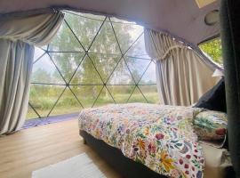 Dome & Sauna & River & BBQ, holiday home in Vihtra