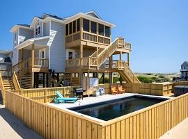 C9004 Seabatical - 4 BR Semi-Oceanfront, Pool & Hot Tub, hotel in Knotts Island