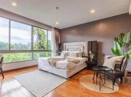 Majestic 2BR Residence with garden view in Regent
