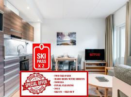 RukaHillChalet2 Ski In - Ski Out - SkiPass x2, hotel na praia em Ruka