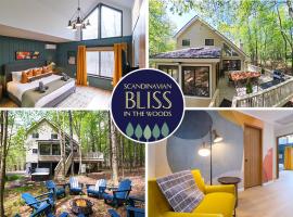 Scandi Bliss Family Retreat Whot Tub & Game Room, hotel v destinaci Gouldsboro