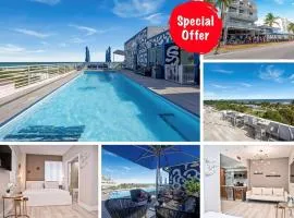 Cozy Studio Ocean Drive - Roof Top Pool with Bar