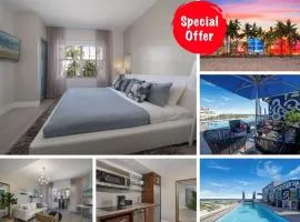 Ocean Drive Retreat - Beach Access & Rooftop Pool