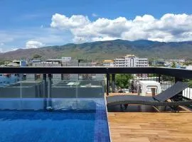 Lovely 1BR with Rooftop Pool in Nimmanhemin 605