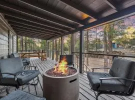 Charming Pines Cabin with Fireplace and BBQ