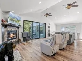 Forest Retreat with Decks, Game Room & Walk to Lake