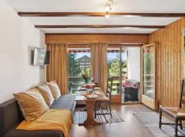 Central studio in Villars sur Ollon, Emeraude, for 3 only 100m to Bretaye ski train