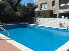 Apartamento con vista al Rio y frente a la playa