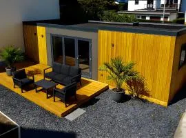 Tiny house with large terrace near old town