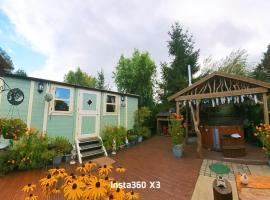 Alice&rsquo;s Garden @ Bleak House Farm、ヨークのホットタブ付きホテル