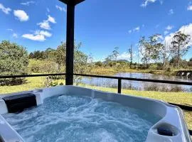 Cabaña del lago con Jacuzzi