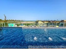 CG203-Flat vista para o mar e piscina de borda infinita BY OASIS FERIAS