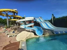 Mobil home prestations DELUXE 3ch climatisé avec Parc Aquatique