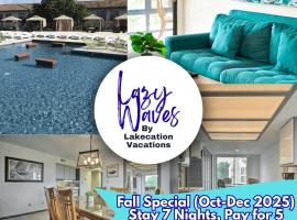 Lazy Waves-private 2 Bd2ba Wpool Access-sleeps 6, hotel in Four Seasons