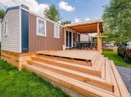 Mobil home avec terrasse au camping à Granges-Aumontzey - API-1-52-299