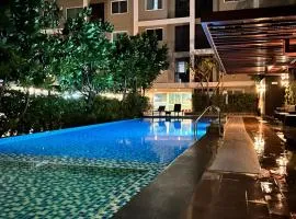 Peaceful Stay at MT Cozy New Room-Self Check-in เช็คอินด้วยตนเอง