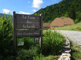 La Casa des Achards - Gîte au pied de l'Obiou - Trièves, Isère, khách sạn ở Cordéac