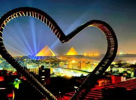 RAFiF PYRAMiDS & SPHINX HOTEL all apartments are pyramids view