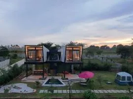 Treetopia Farmstay - 20000 Sq Ft Nature stay with Pool & Barbeque