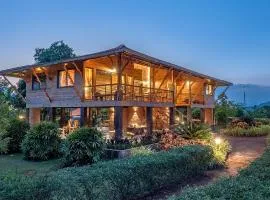SaffronStays Satori Woodhouse, Ultra two bedroom villa on 8 Acres Estate, By The Mulshi Lake