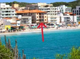 AP Beira Mar, Vista Mar, Garagem, 2 quartos, Prainha, Arraial do Cabo