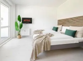Havn Suites - Modernes 2-Raum Apartment für 4 Personen mit Balkon