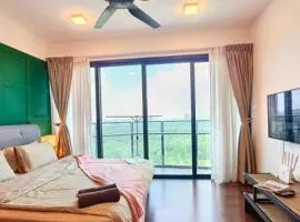 Almas Suites Couple Sunrise Netflix 100mbps BySTAY