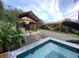 Cabaña Lembos Jacuzzi con vista al cielo, hotel v destinaci Pereira