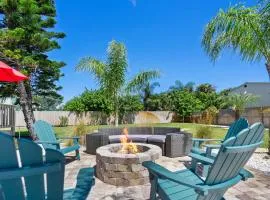 Fire Pit Tropical Oasis Steps to Beach Outdoor Seating