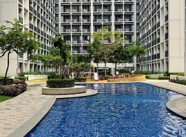 Shore 2 Tower 3 Modern Loft Near Mall of Asia, resort em Manila