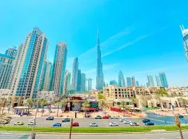 Royal Escape Burj Khalifa View 2BR in Downtown Dubai