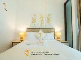 Al Raha Beach Elegant 2BR Apartment with Private Balcony