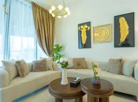 Al Raha Beach Elegant 2BR Apartment with Private Balcony
