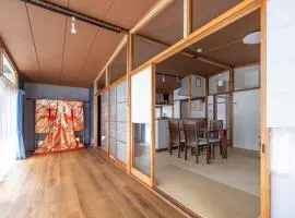 Chitose-岡山倉敷駅アクセス良好-広々古民家-最大7人-無料駐車場-庭付きBBQ-