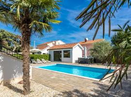 Modern Villa Christian with pool, sauna, and jacuzzi, 10 min walk from the beach, hotel a Malinska