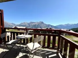 Appart 6 pers à 1800m, vue superbe, ski aux pieds