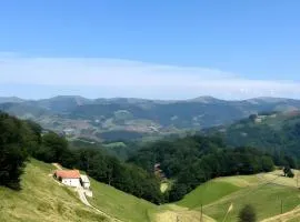 Maison Basque Au Milieu Des Prés