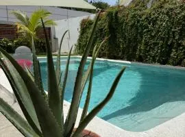 Cozy Family Villa 1 w Pool & BBQ near Surf Beach