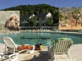 T3 la savane saint Geniez d'olt 2 piscines chauffées dans une charmante résidence de vacances