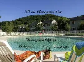 Saint geniez d'olt Jolie t2 aménagée et équipée village goelia 2 piscines chauffées