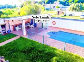 Chalet Piscina Privada Zona Vallada con Barbacoa