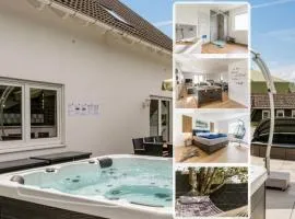 Kleeoase - Luxus Apartment- Jacuzzi - Dachterrasse - Kochinsel - See in 10 min