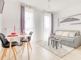 Studio moderne - Shopping Qwartz Parking et Stade de France、ヴィルヌーヴ・ラ・ガレンヌのホテル