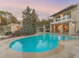 Elegant 2-Villa Stone Estate with Pool & Sea Views