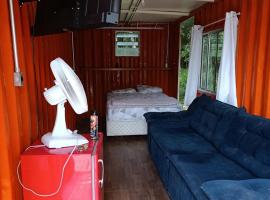 Container na natureza, hotel a Piedade