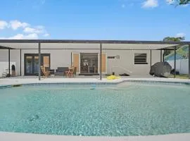 Relaxing Coastal POOL Home 10 min to the Beach Pets stay free
