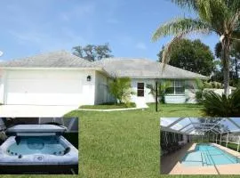 Stunning Fenced Home with Heated Pool & Hot Tub
