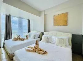 Heart of Mactan Newtown big space with free wifi and pool access